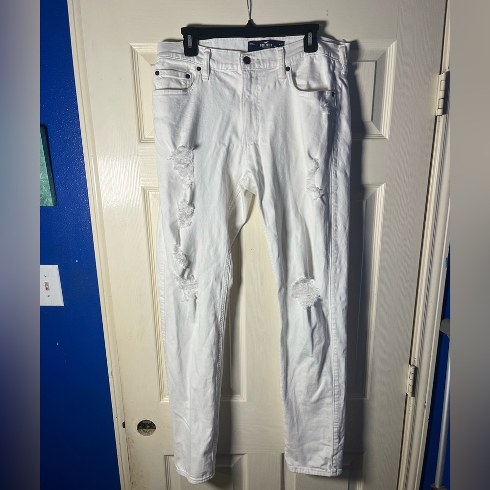 White Distressed Jeans